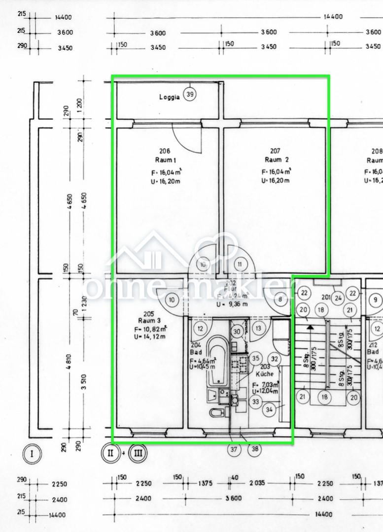 220 € | 49 qm | 2 ZKB Balkon | Günstige Fernwärme - Foto 3