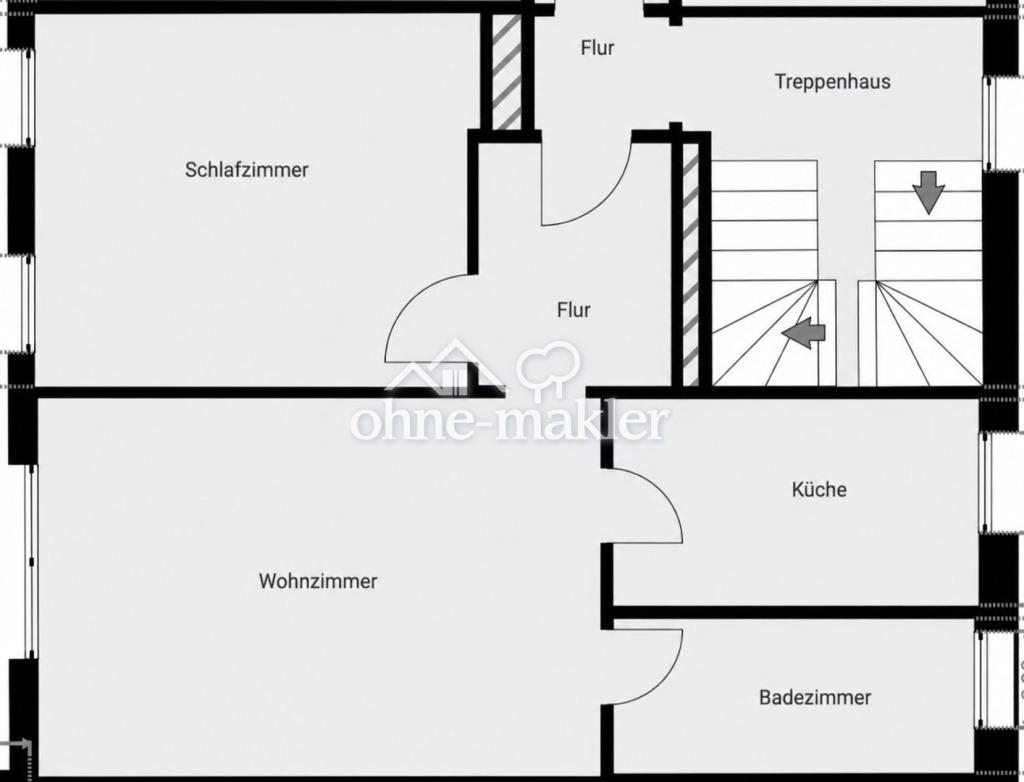 Helle 2-Zimmer-Wohnung mit Einbauküche und Tageslichtbad in Altensteig – ca. 50 m² - Foto 5