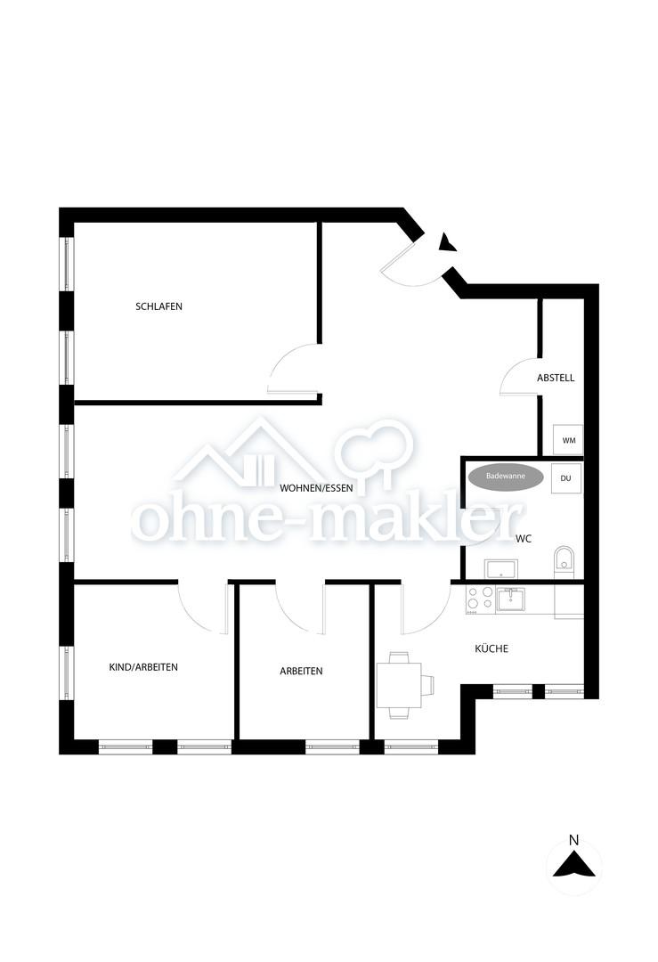 Hochwertiges Wellness-Bad - Komplett Saniert - Zentrale Lage in Ilsfeld - Inkl. EBK & Stellplatz - Photo 5