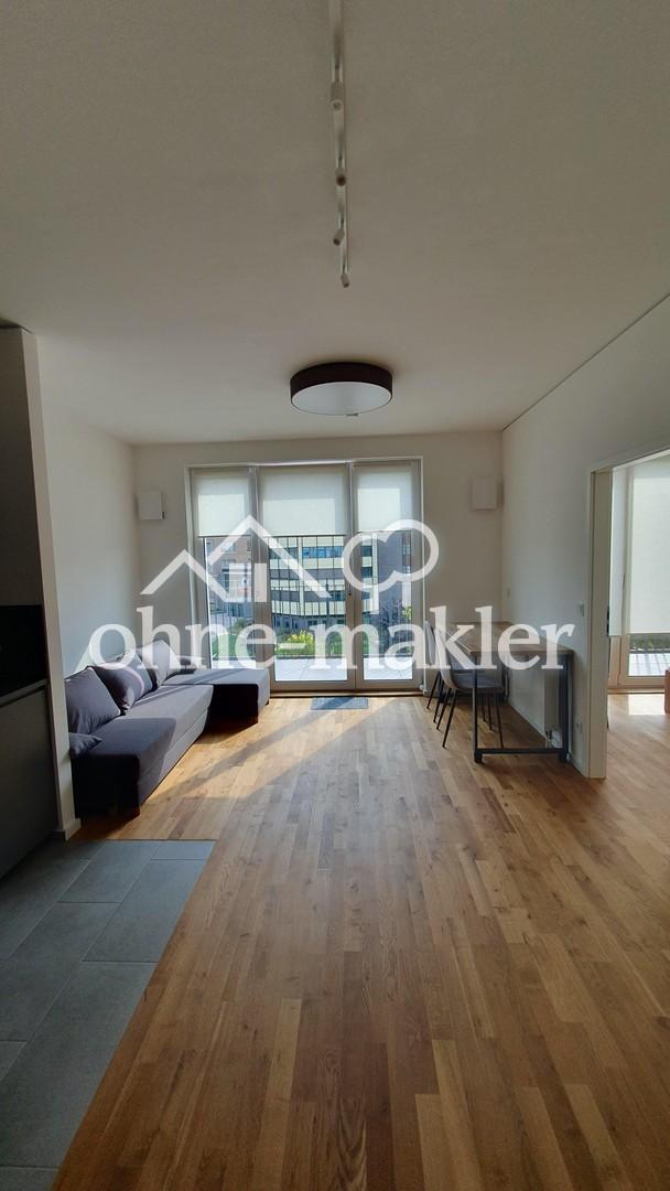 Hochwertige Neubauwohnung | Dachgeschoss | großer Südwestbalkon | voll möbliert - Foto 1