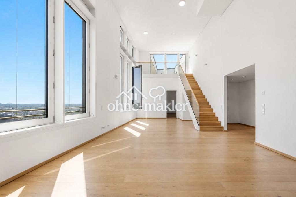 Exklusives 3-Zimmer-Penthouse im PRÄDIUM Frankfurt | 169 m² | Skylineblick | 18. Obergeschoss - Foto 2
