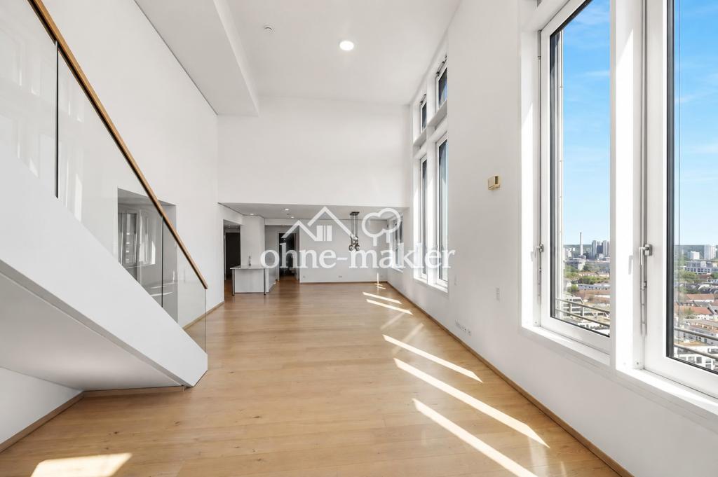 Exklusives 3-Zimmer-Penthouse im PRÄDIUM Frankfurt | 169 m² | Skylineblick | 18. Obergeschoss - Foto 1