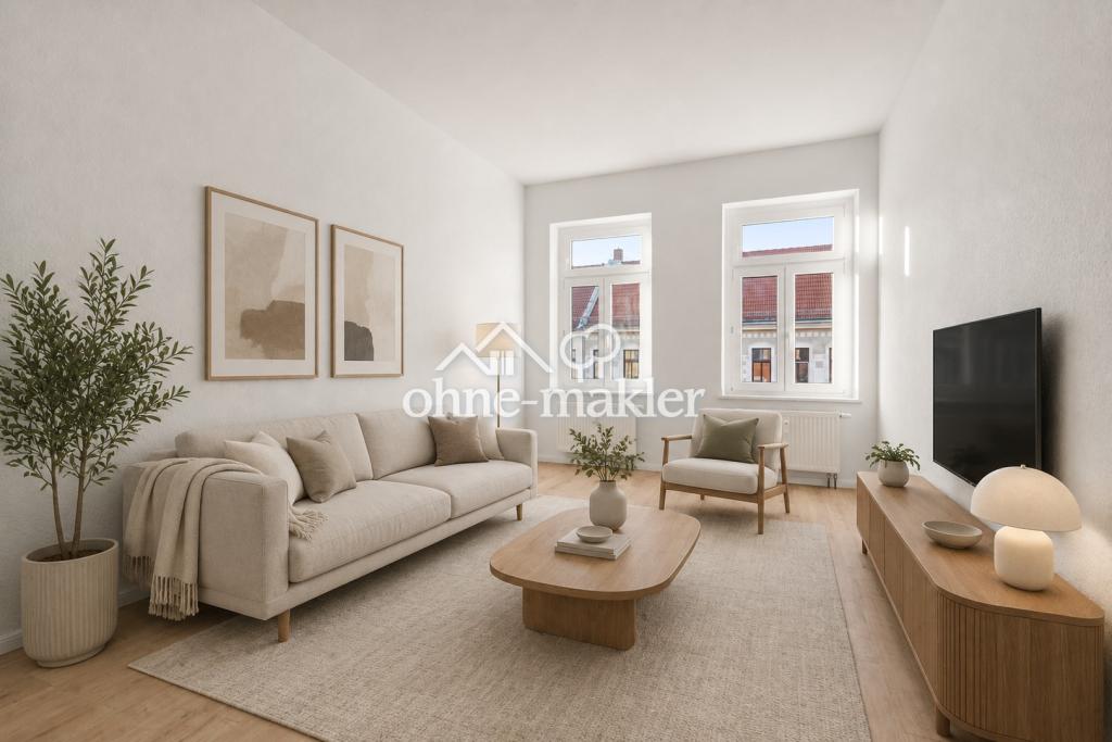 Viel Platz für den Alltag: 4-Zimmer-Wohnung in Leipzig - Photo 1