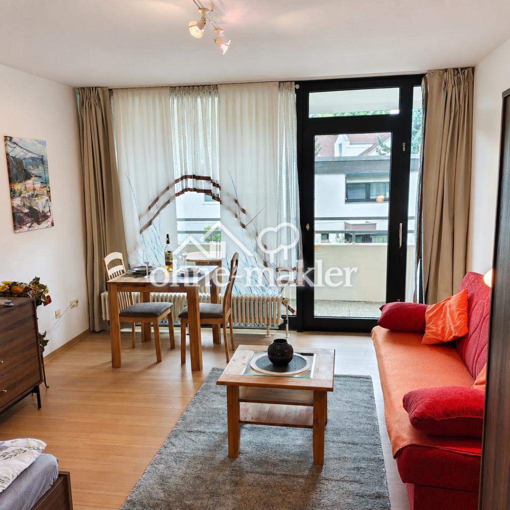 Möbliertes 1 Zimmer Wohnung mit Balkon, Stellplatz und Pauschalmiete - Foto 2