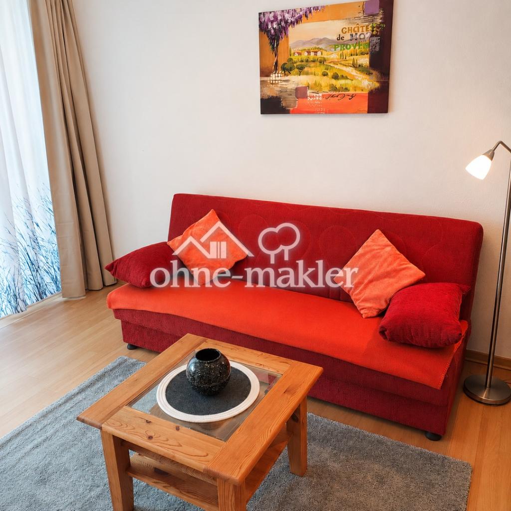 Möbliertes 1 Zimmer Wohnung mit Balkon, Stellplatz und Pauschalmiete - Foto 1