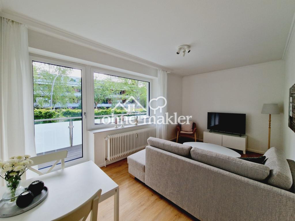 Liebevoll möblierte 2 Zimmer Wohnung mit Balkon ab sofort - Photo 1
