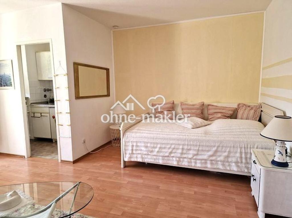 Möblierte, helle 1-Zimmer-Wohnung mit Südloggia in absolut ruhiger und dennoch zentraler Lage! - Foto 3