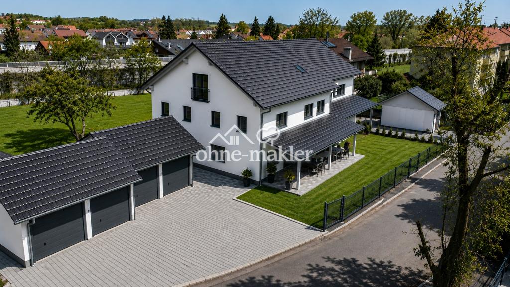 Exklusive Neubau-Doppelhaushälfte – PV, Wallbox, Kühlung, 2 Garagen – Ampfing - Photo 5
