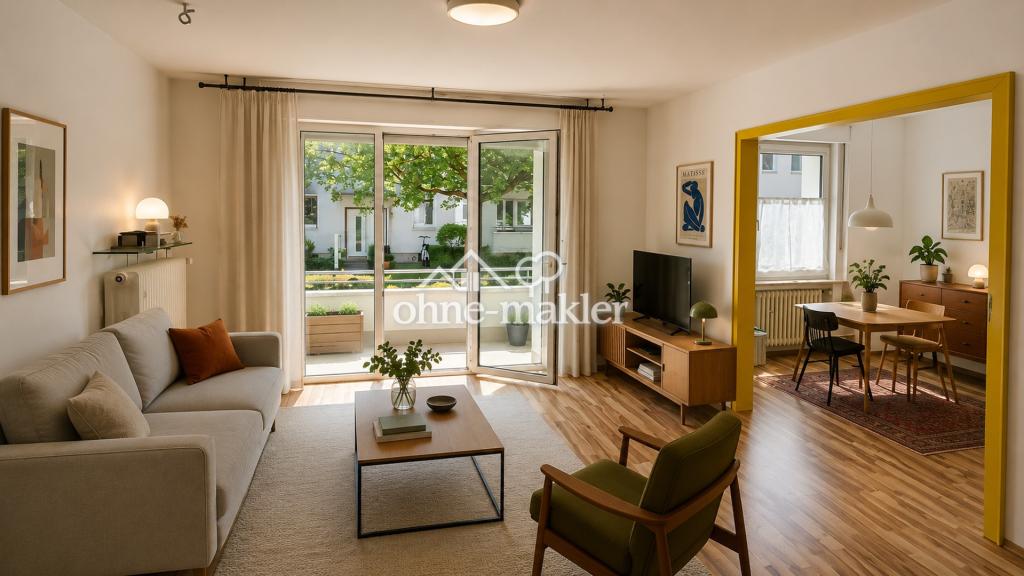 Helle 3-Zimmer-Wohnung in ruhiger Lage nahe UN-Campus und Bundesviertel - Foto 1