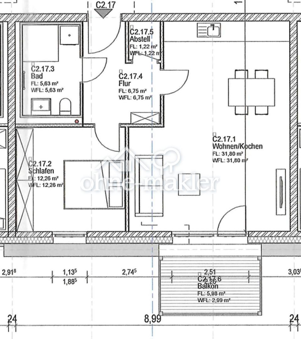 Erstbezug: Moderne Obergeschosswohnung mit Balkon sowie energieeffizientem Wohnkomfort - Photo 1