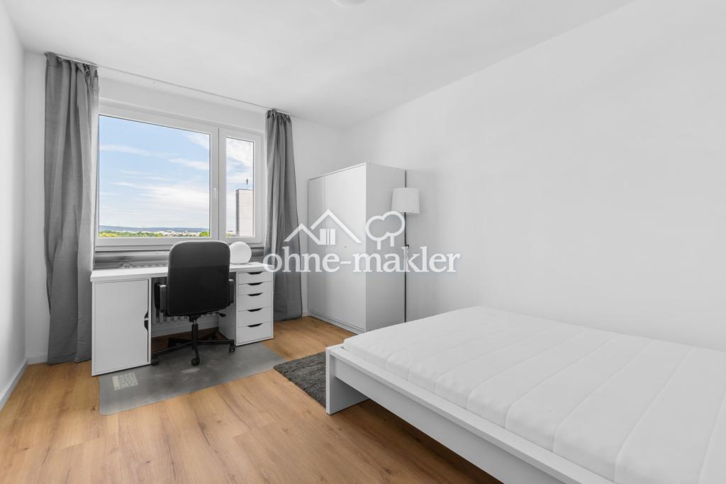 1074 Voll möbliertes WG-Zimmer mit Balkon & EBK in FFM-Heddernheim / Nahe Riedberg - Photo 2