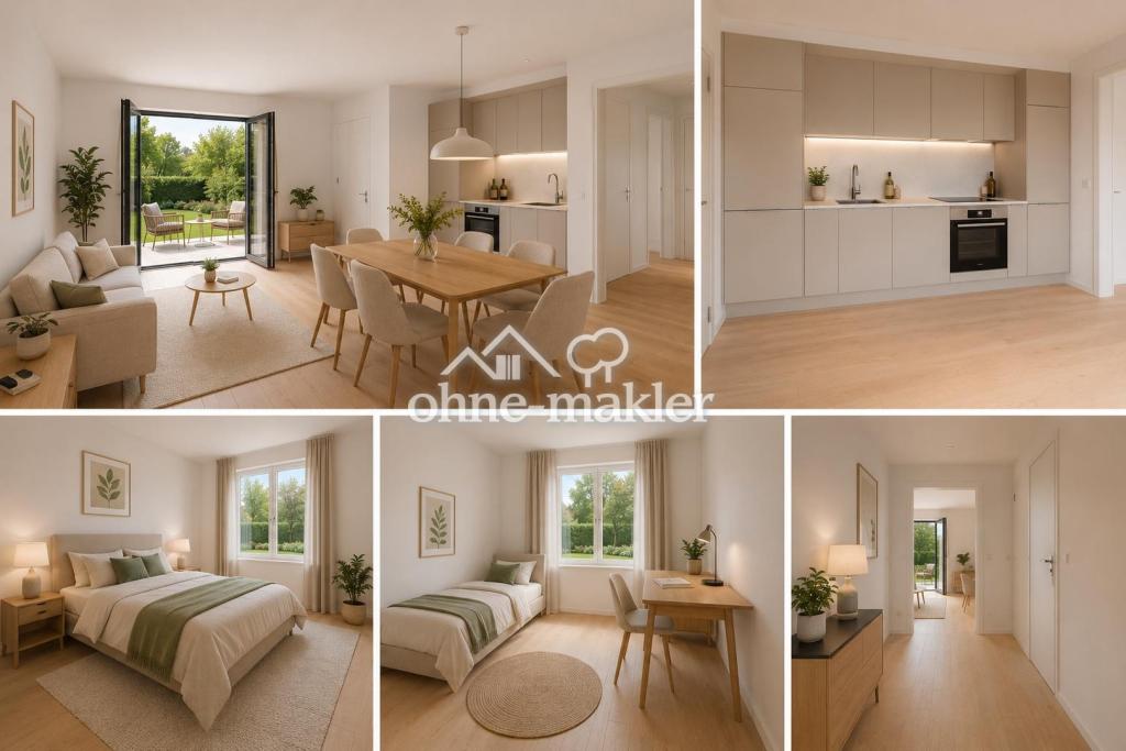Moderne 3-Zimmer-Neubauwohnung mit Garten in Berlin-Pankow - Foto 2