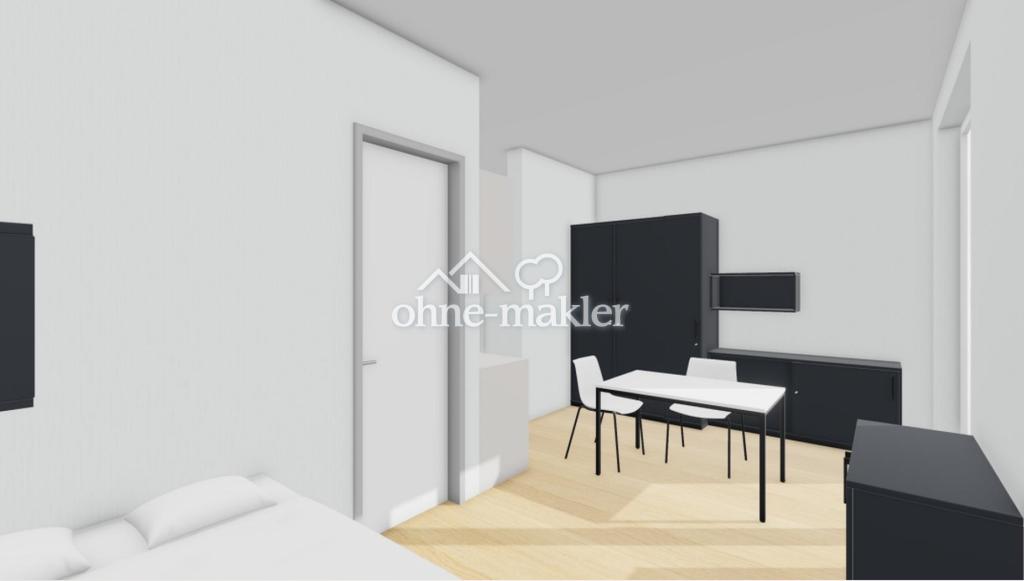 Erstbezug: Möbliertes, exklusives Penthouse 1-Zimmer-Apartment in hochwertigem Neubau - Photo 3