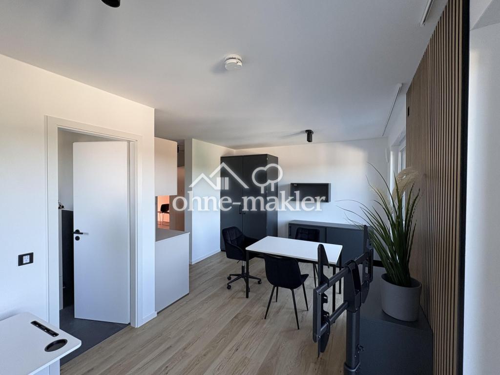 Erstbezug: Möbliertes, exklusives Penthouse 1-Zimmer-Apartment in hochwertigem Neubau - Photo 1