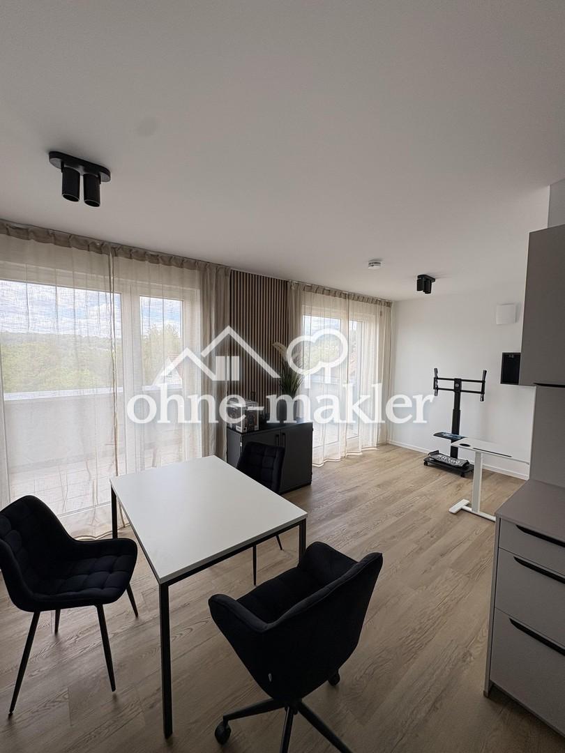 Erstbezug: Möbliertes, exklusives Penthouse 1-Zimmer-Apartment in hochwertigem Neubau - Foto 3