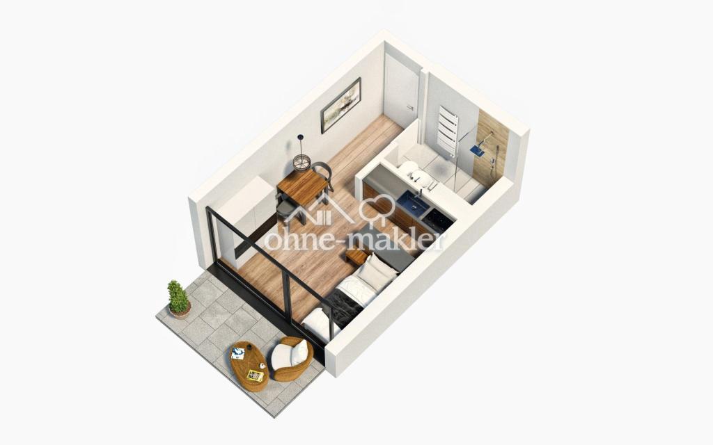 Neubau Wohnung/ Apartment in Deggendorf Vollmöbliert - Photo 2
