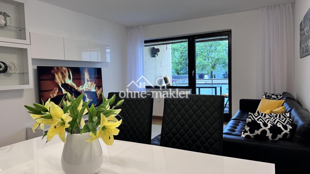Neben der U-Bahn, komplett möbliert, 3-Zimmer-Wohnung - Wohnen auf Zeit in Milbertshofen - Photo 2