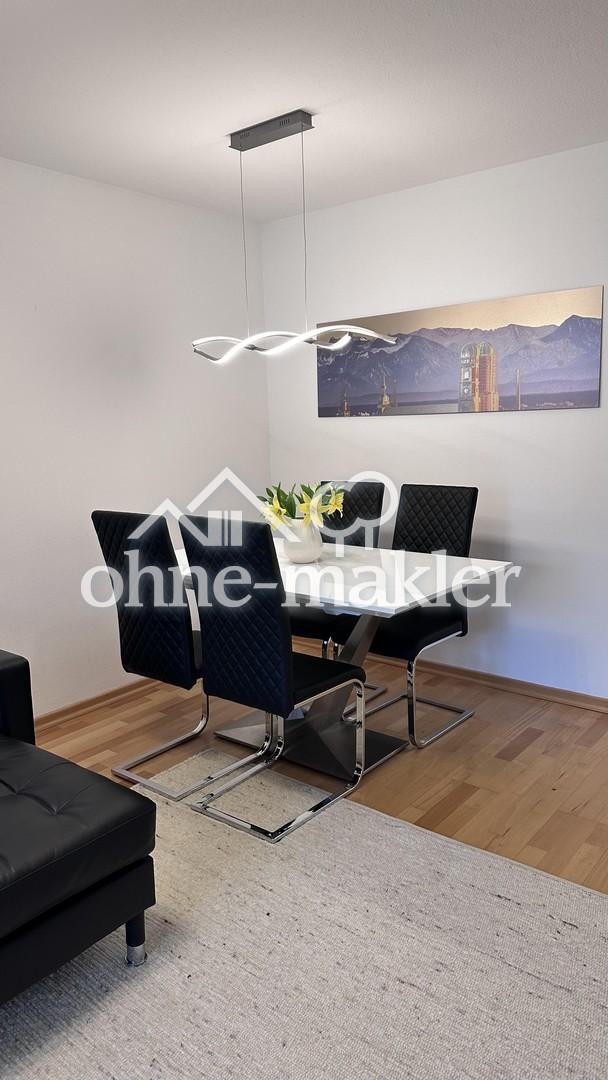 Neben der U-Bahn, komplett möbliert, 3-Zimmer-Wohnung - Wohnen auf Zeit in Milbertshofen - Photo 1