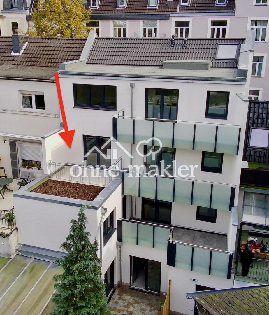 Schicke Penthousewohnung mit Balkonin Alt Mülheim Neubau - Foto 4