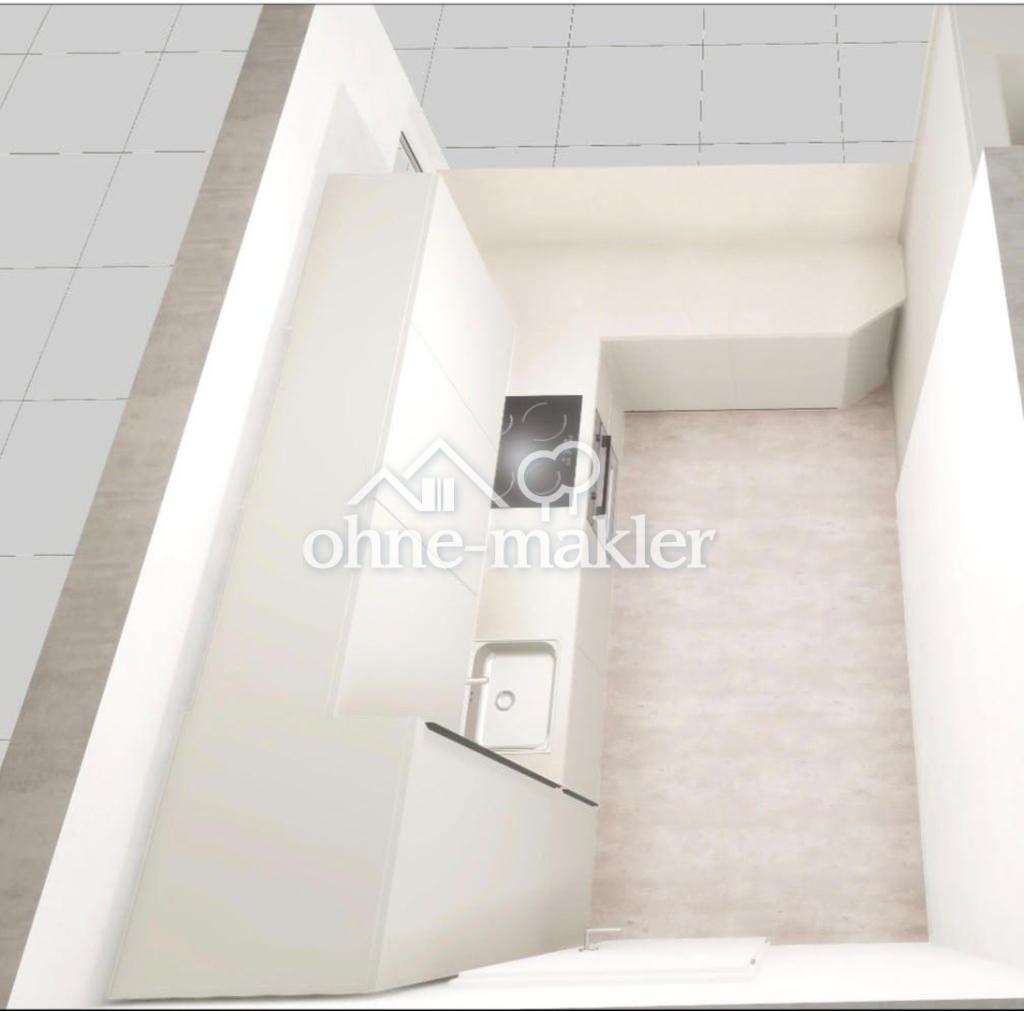 Helle renovierte 4 Zimmer Wohnung mit Balkon, Einbauküche & 2 Stellplätzen - Foto 3