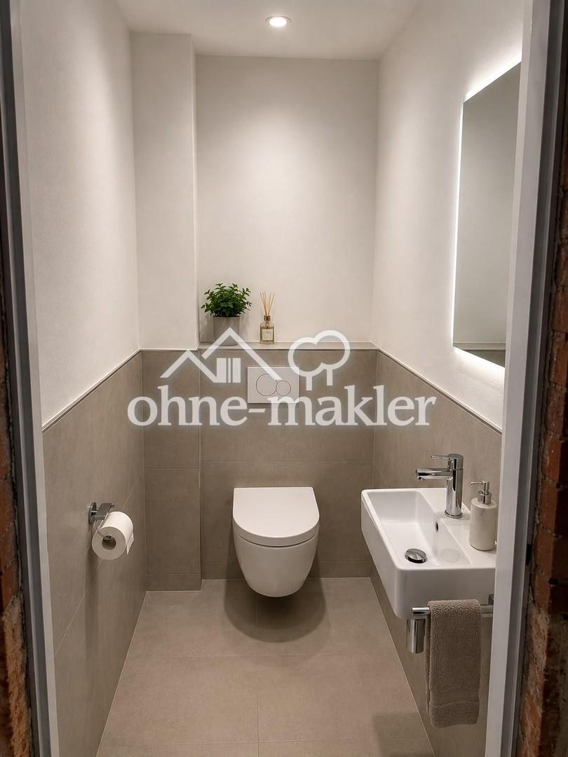 Helle renovierte 4 Zimmer Wohnung mit Balkon, Einbauküche & 2 Stellplätzen - Foto 5