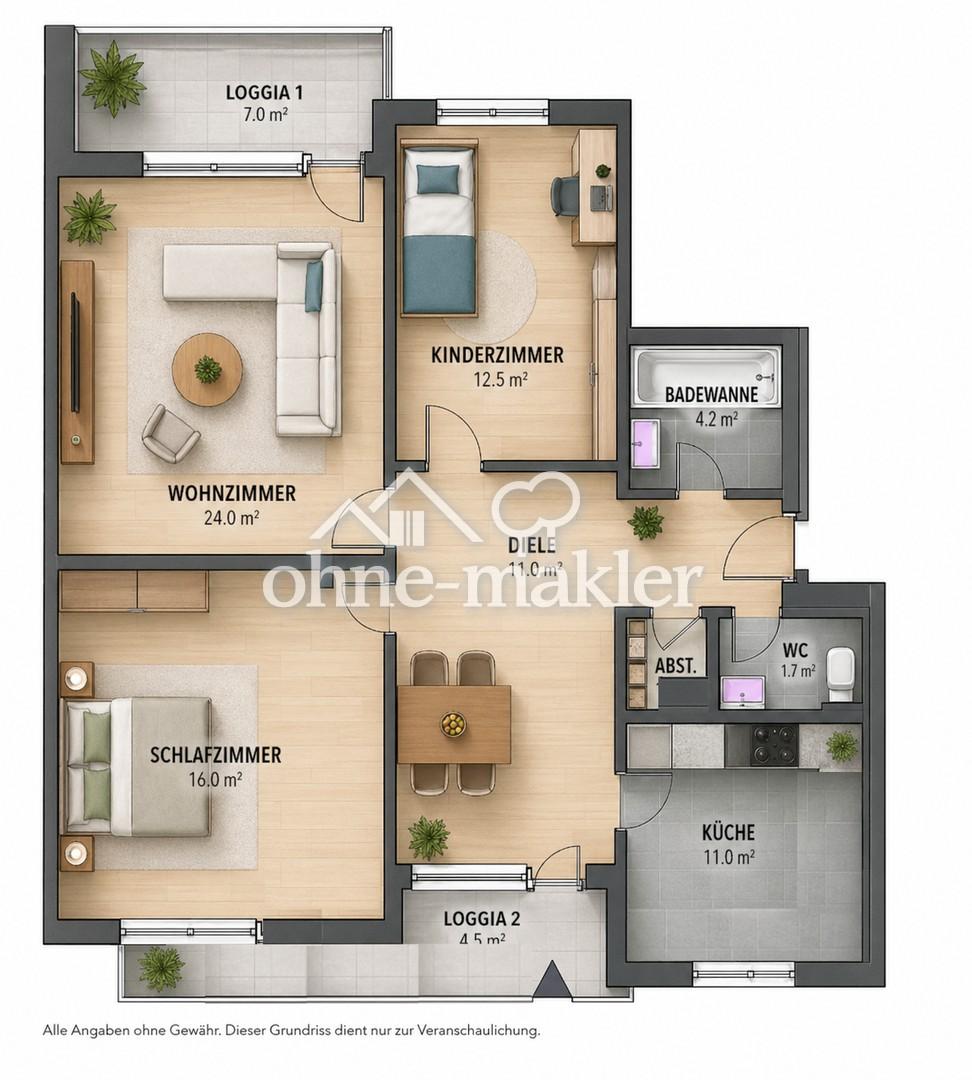Erstbezug nach Sanierung - 3 Zimmer Wohnung am Schmölderpark - Photo 5