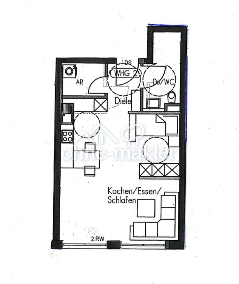 Sehr schöne, neuwertige "Dachgeschoss-Maisonette-Wohnung" im Stadtzentrum von Aalen zu vermieten - Photo 3