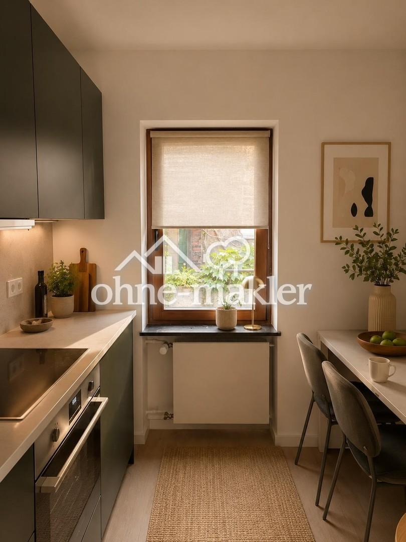 Helles, frisch saniertes 1-Zimmer-Apartment mit Balkon in Bessungen - Photo 4