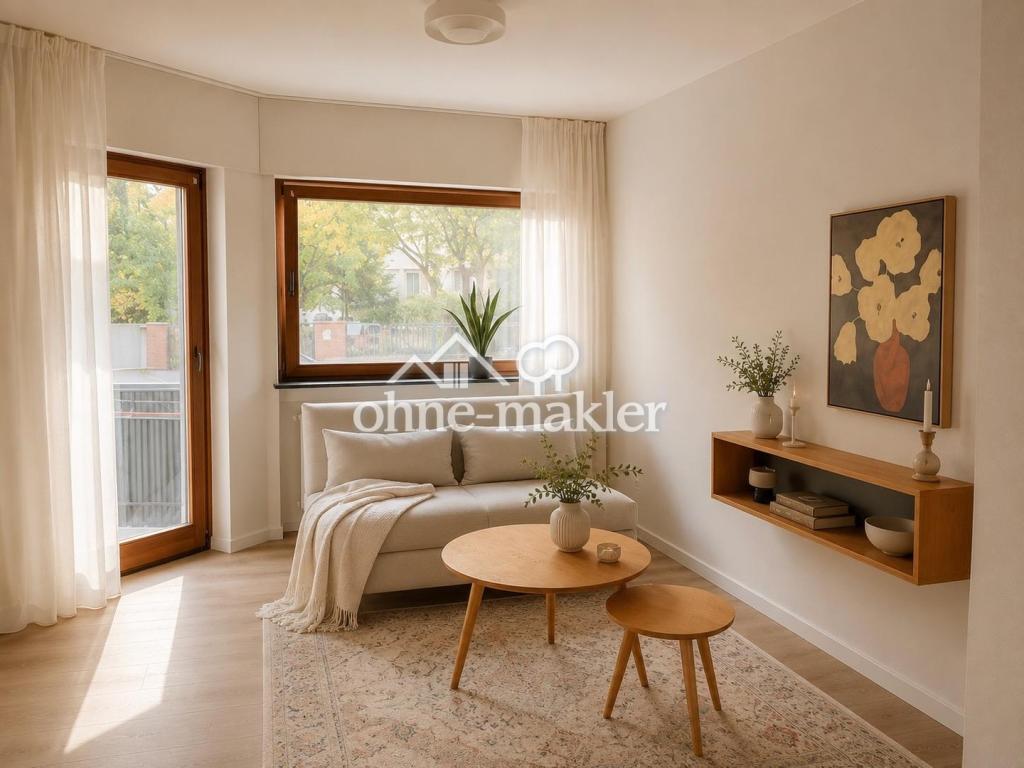 Helles, frisch saniertes 1-Zimmer-Apartment mit Balkon in Bessungen - Photo 1