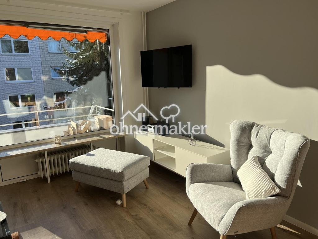 Modern möblierte 2-Zimmer-Wohnung mit Balkon in Elbnähe | 2024 saniert | Ruhige Toplage in HH-Altona - Foto 1