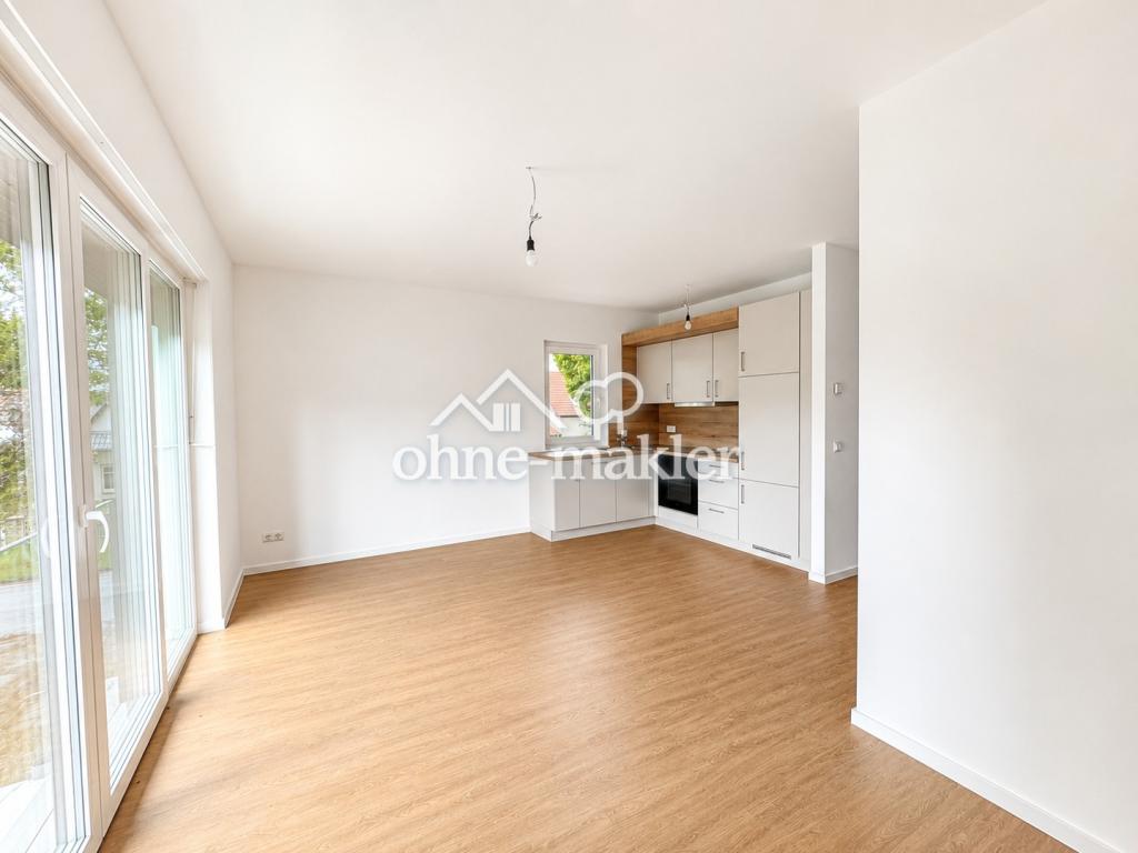 Erstbezug im Neubau! Moderne 2-Zimmer Wohnung mit QNG-Plus Siegel und Einbauküche! - Foto 1