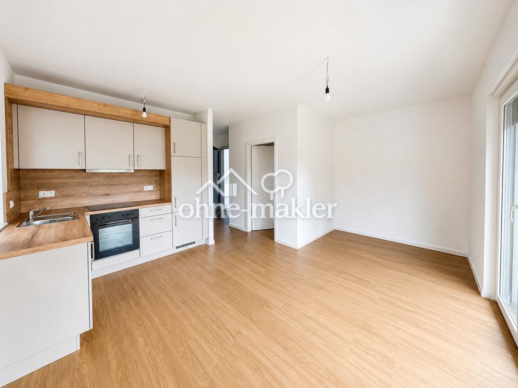 Erstbezug im Neubau! Moderne 2-Zimmer Wohnung mit QNG-Plus Siegel und Einbauküche! - Foto 3