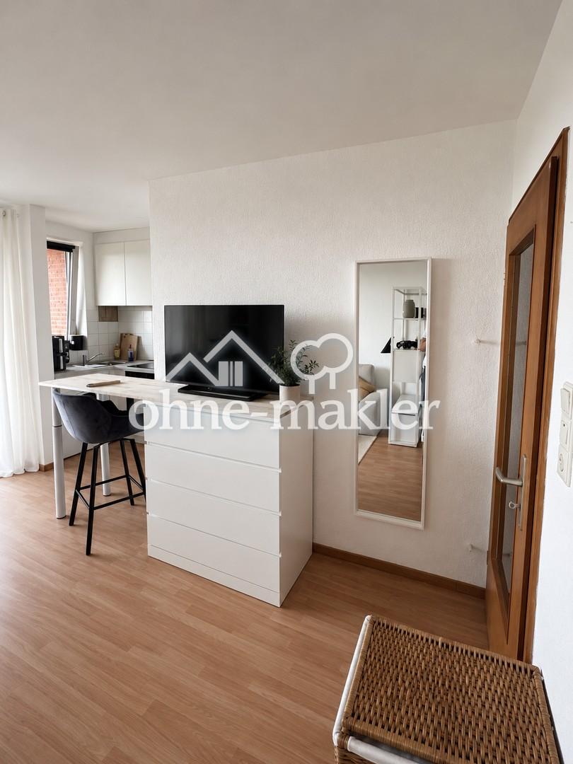 Stilvoll möblierte 1-Zimmer-Wohnung mit Balkon und Weitblick in Hannover-Oberricklingen - Foto 2