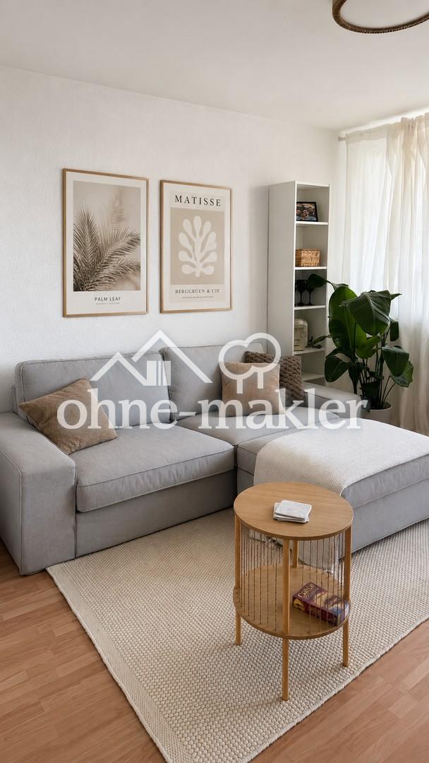 Stilvoll möblierte 1-Zimmer-Wohnung mit Balkon und Weitblick in Hannover-Oberricklingen - Foto 1