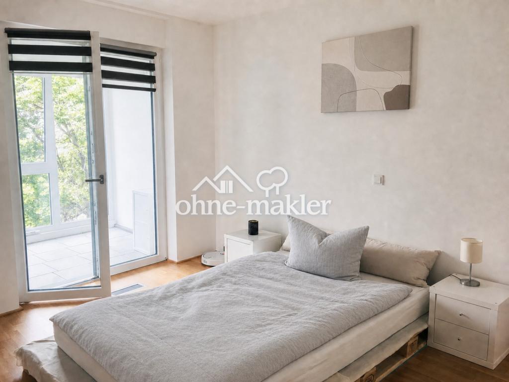 Wohnen am Rhein: Hochwertige 2-Zimmer-Wohnung mit Loggia und Einbauküche - Foto 2
