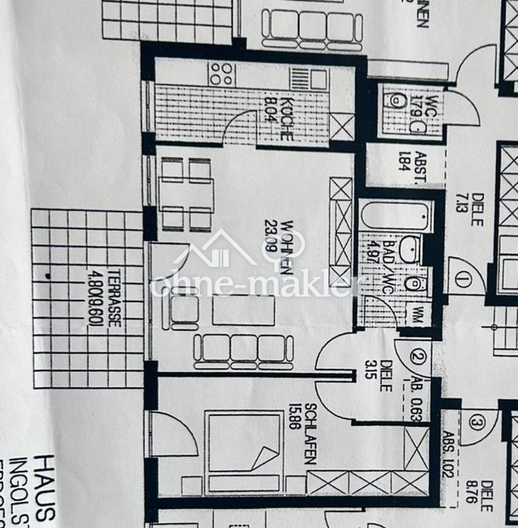 Schöne 2-Zimmer-Wohnung in Ingolstadt-Hollerstauden - Photo 4