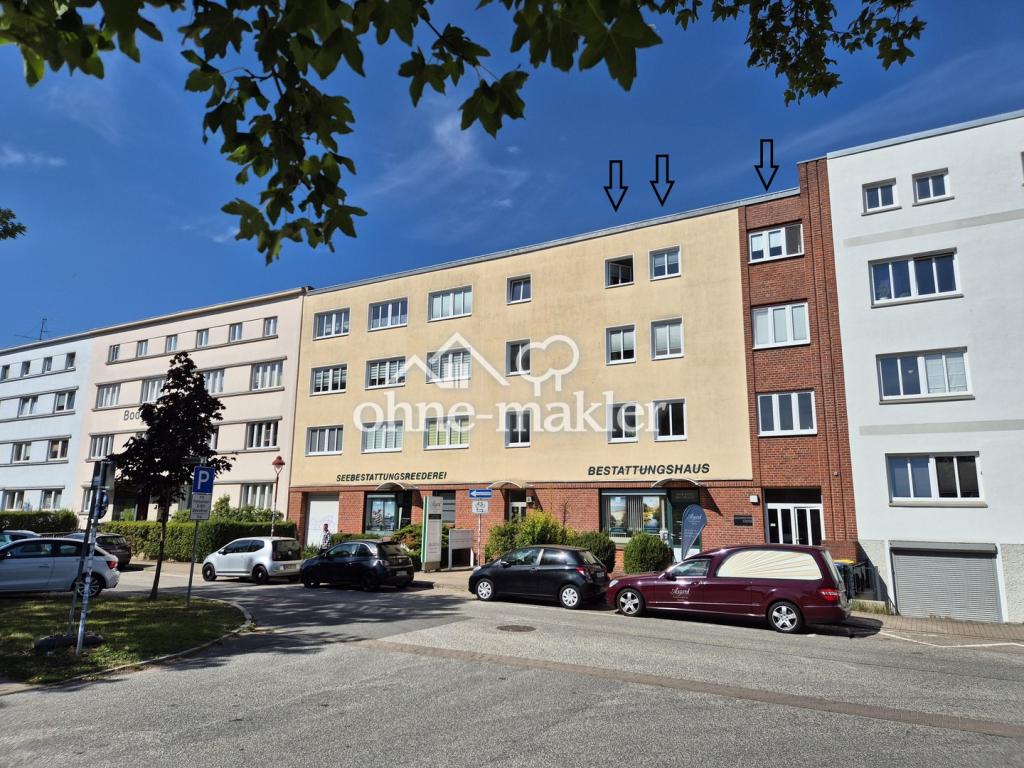 Sonnige 2-Zimmer-Dachgeschosswohnung (ohne schräge Wände) mit Balkon in Rostock - Photo 2