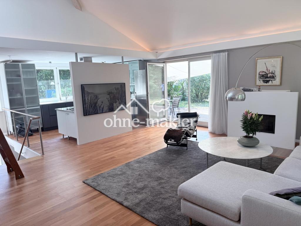 Exklusive möblierte Doppelhaushälfte mit 175 m², großem Privatgarten und Loftcharakter in Gräfelfing - Foto 1