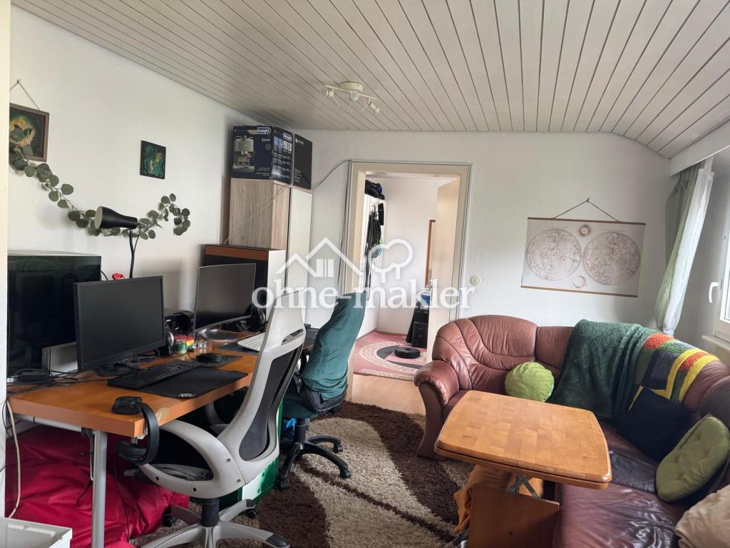 2-Zimmer-Dachgeschosswohnung m. EBK u. großen Garten in KN Uninähe - ZEITMIETVERTRAG - Foto 2