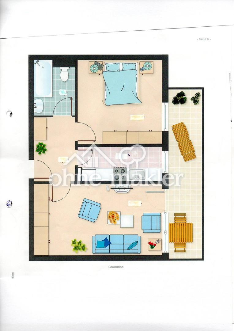 Gut geschnittene 2 Zimmerwohnung Neustift, Freising - Foto 5