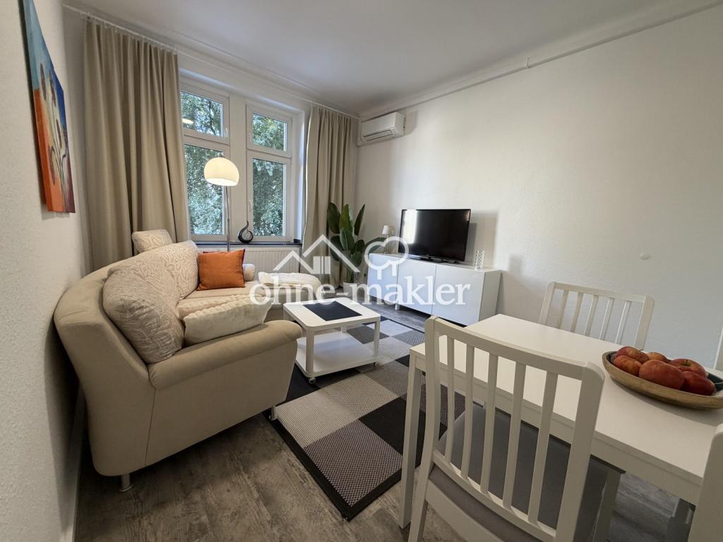 klimatisiert, vollständig möbliert, frisch renoviert, löffelfertig, 2 Zi, KDB und Balkon - Foto 2