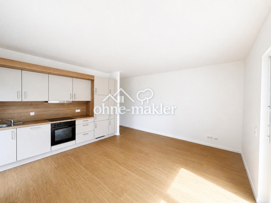 Erstbezug im Neubau! Moderne 1-Zimmer Wohnung mit QNG-Plus Siegel und Einbauküche! - Photo 2