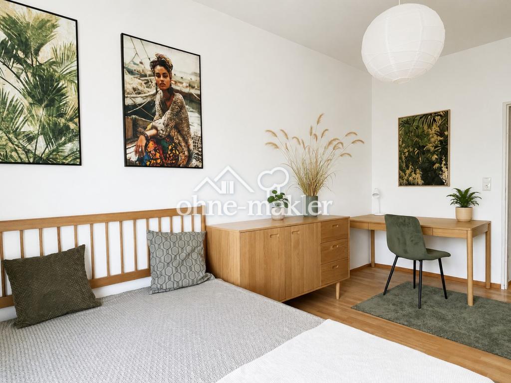 4er-Mädels-WG: Helles 14 m² Zimmer vollmöbliert – Zellerau an den Mainwiesen - Foto 4