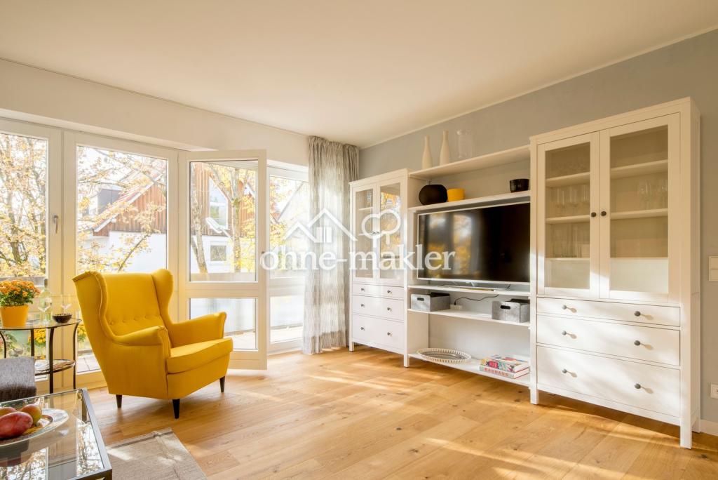 Großzügige, lichtdurchflutete 2-Zimmer-Wohnung, voll möbliert, in Bestlage München-Harlaching - Foto 3