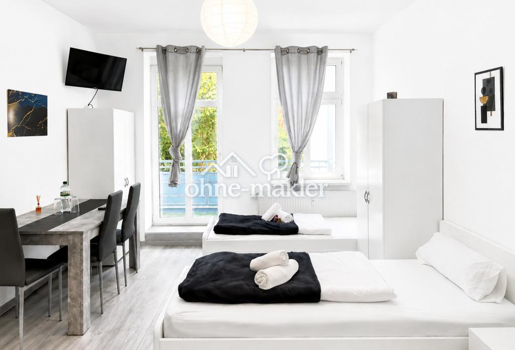 Vollmöblierte Wohnung mit Balkon / Glasfaser Internet - Uninah / Stadtnah / Nahe Autobahn - Photo 3