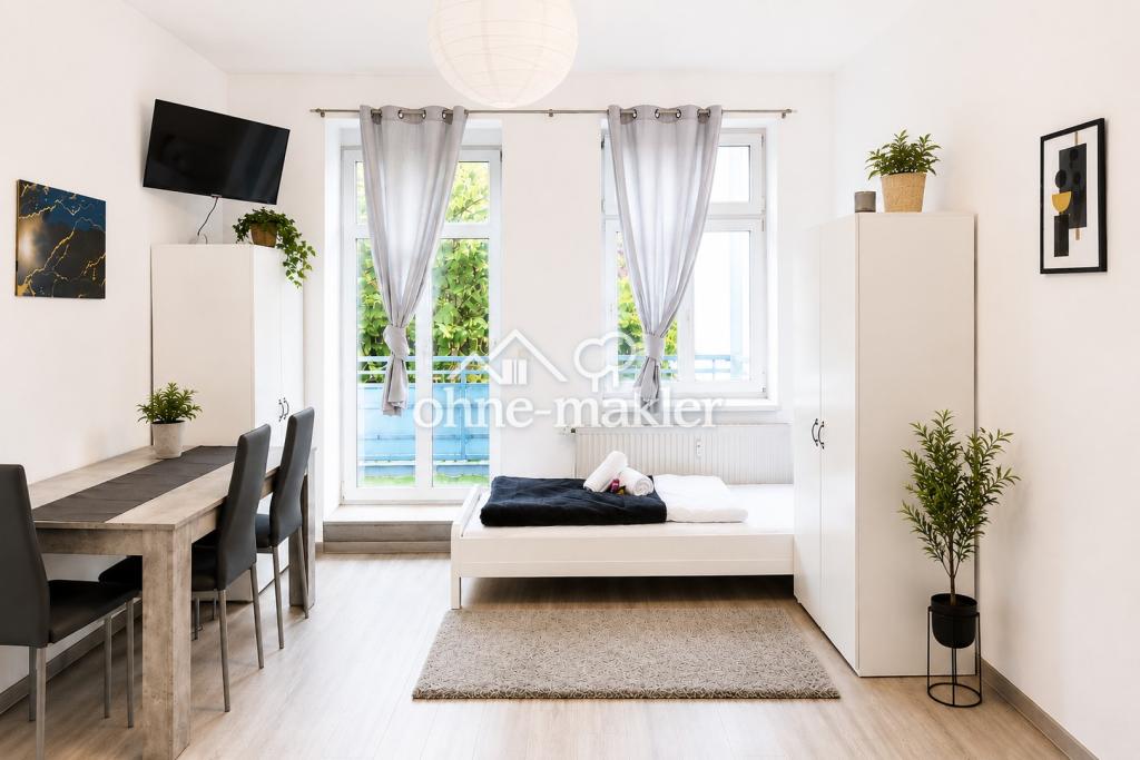Vollmöblierte Wohnung mit Balkon / Glasfaser Internet - Uninah / Stadtnah / Nahe Autobahn - Photo 1