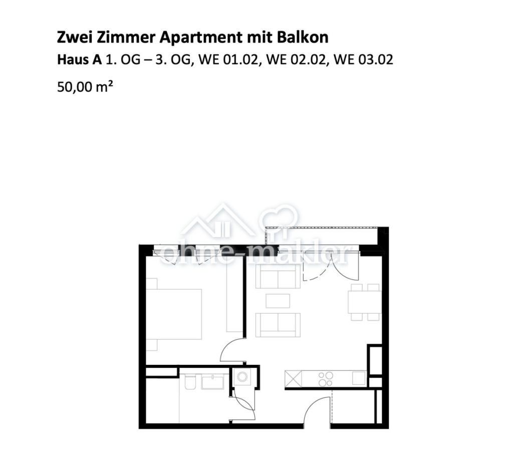 Zwei-Zimmer-Neubauwohnung mit Balkon – Erstbezug in Berlin-Pankow - Foto 2