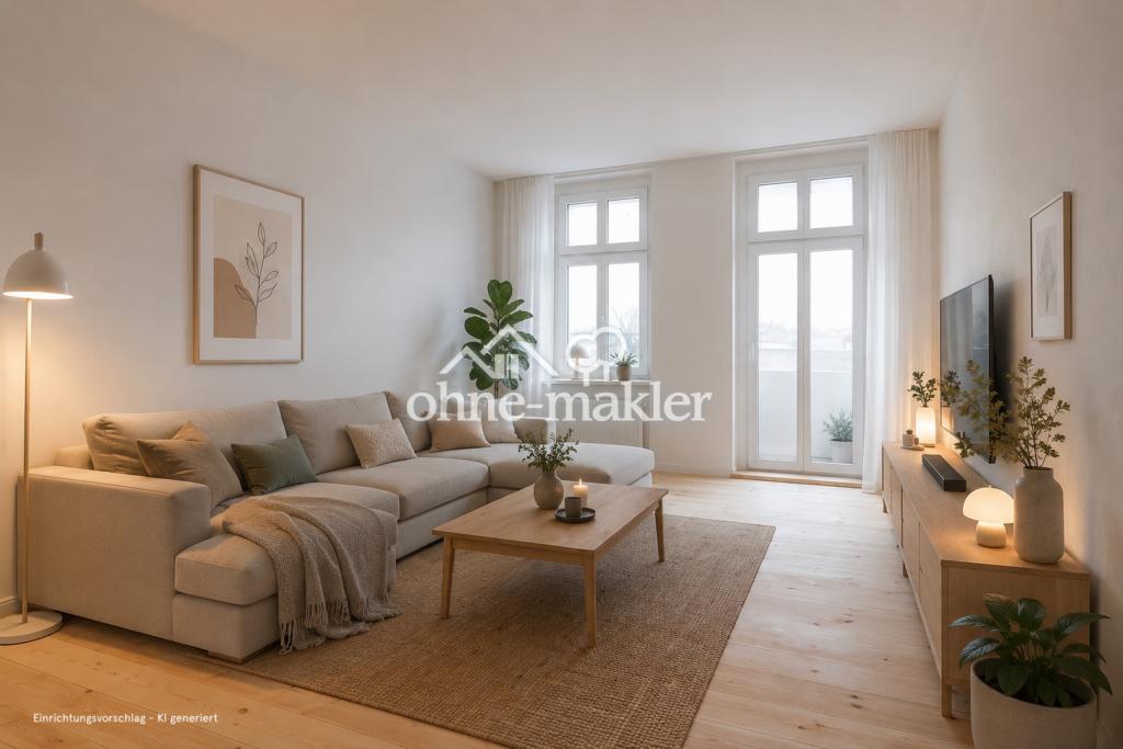 Sanierte Altbauwohnung mit Balkon am Schäfersee - Photo 1