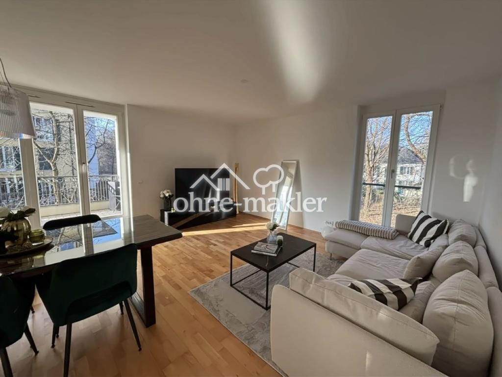 Stilvoll wohnen in Moosach/Nymphenburg: Helle 2-Zimmer-Wohnung mit Balkon in idyllischer Wohnanlage - Photo 2