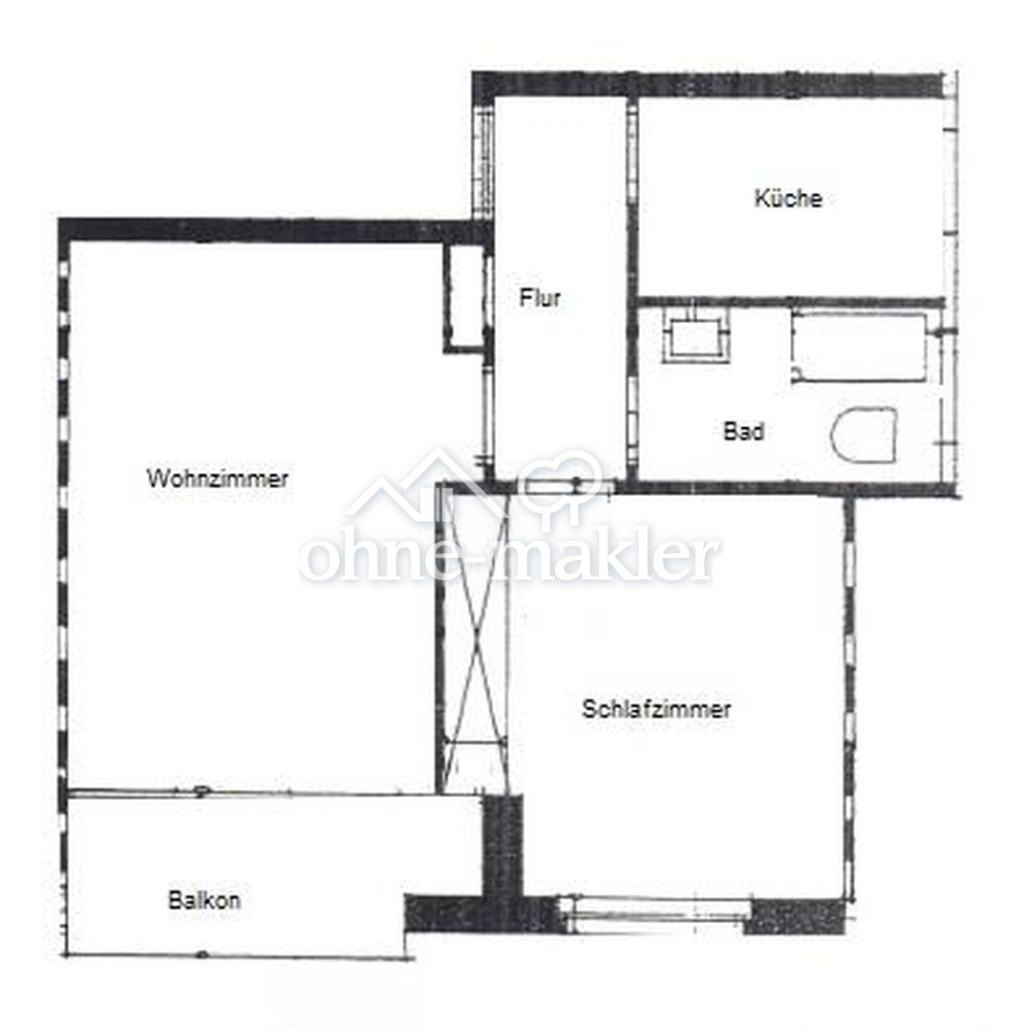 2 Zimmer Wohnung in zentraler, ruhiger Lage von Jenfeld - Foto 2